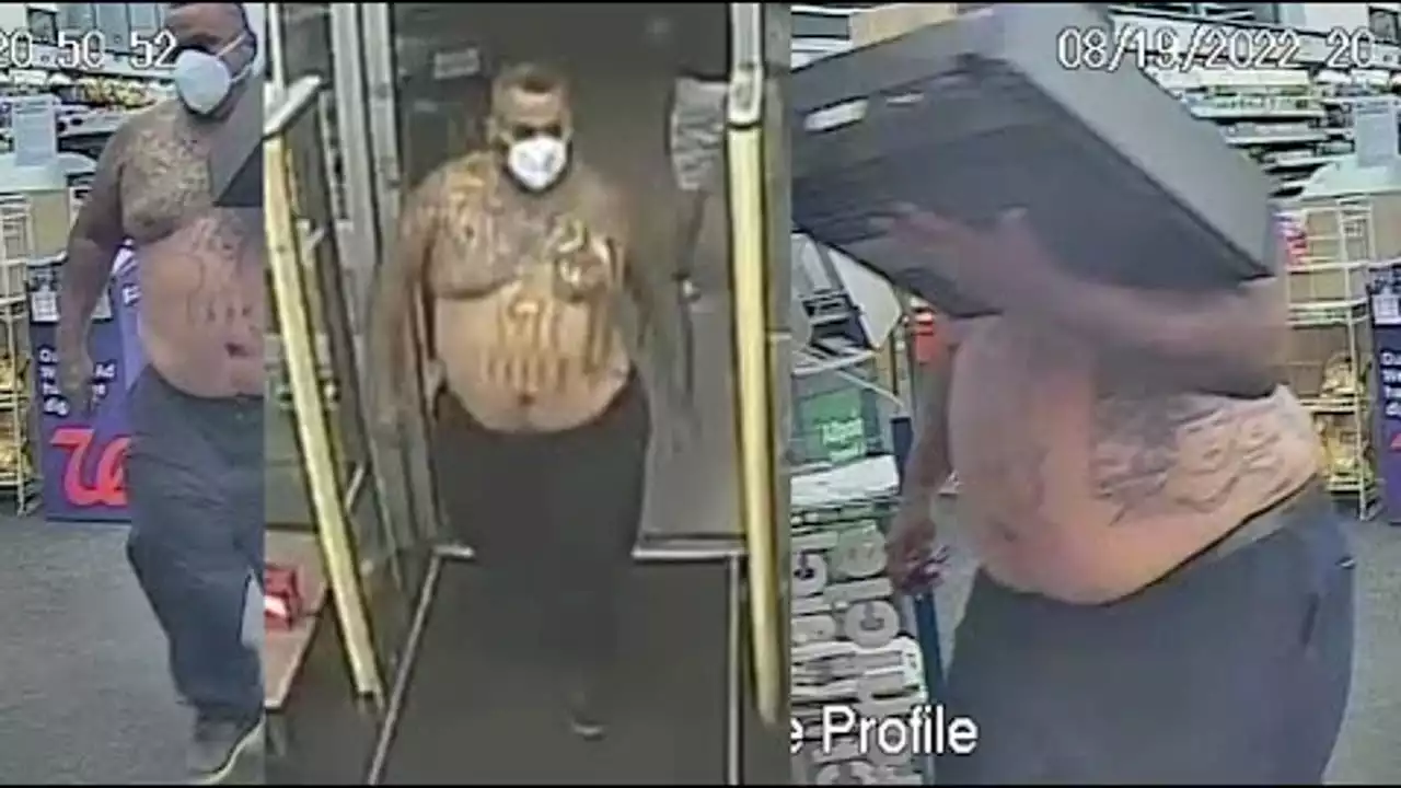 Houston police looking for shirtless serial robbery suspect caught on camera