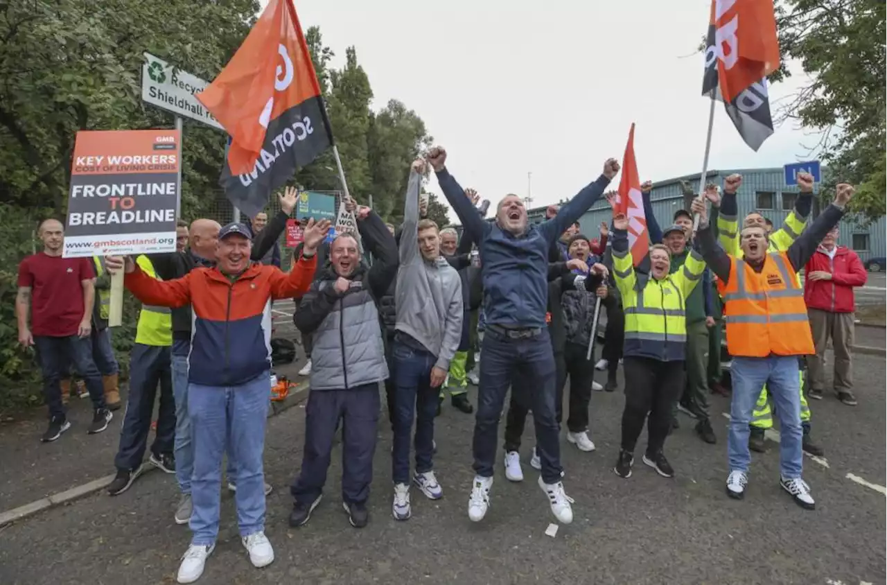 'Refuse workers are using foodbanks': Hardship revealed as staff form picket lines