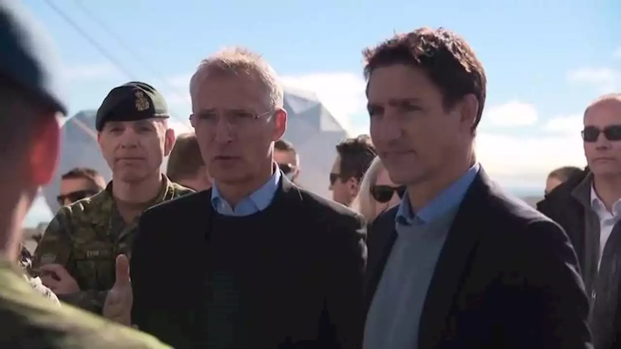 Video: NATO chief tours Canada's Arctic defences