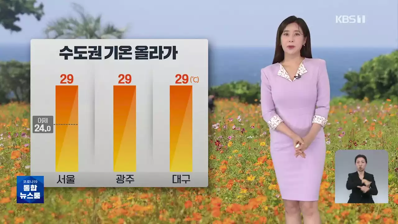 [출근길 날씨] 수도권 기온 올라가…주말 맑고 일교차 커