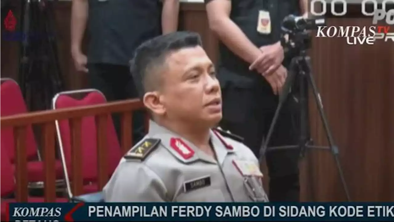 Dipecat Tidak Hormat dari Polri, Ferdy Sambo Punya Waktu 3 Hari Banding Secara Tertulis