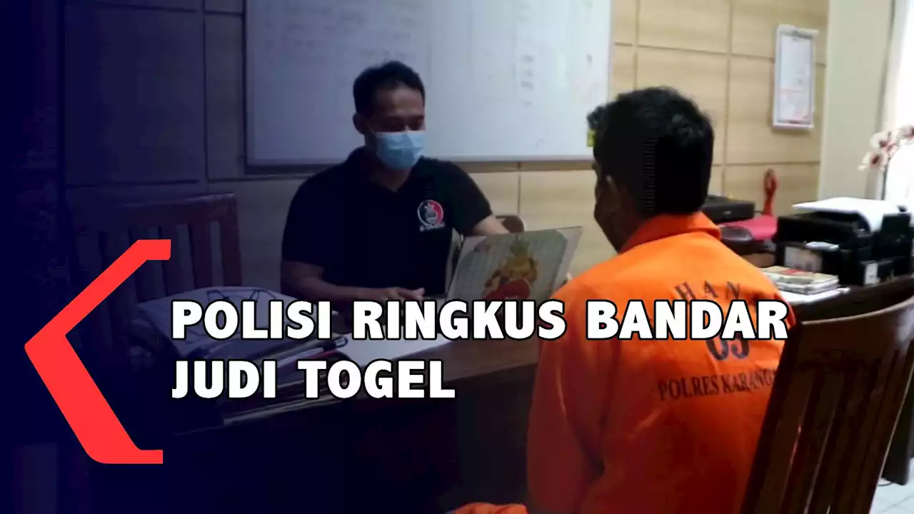 Polisi Ringkus Bandar Judi Togel Online Di Karanagsem