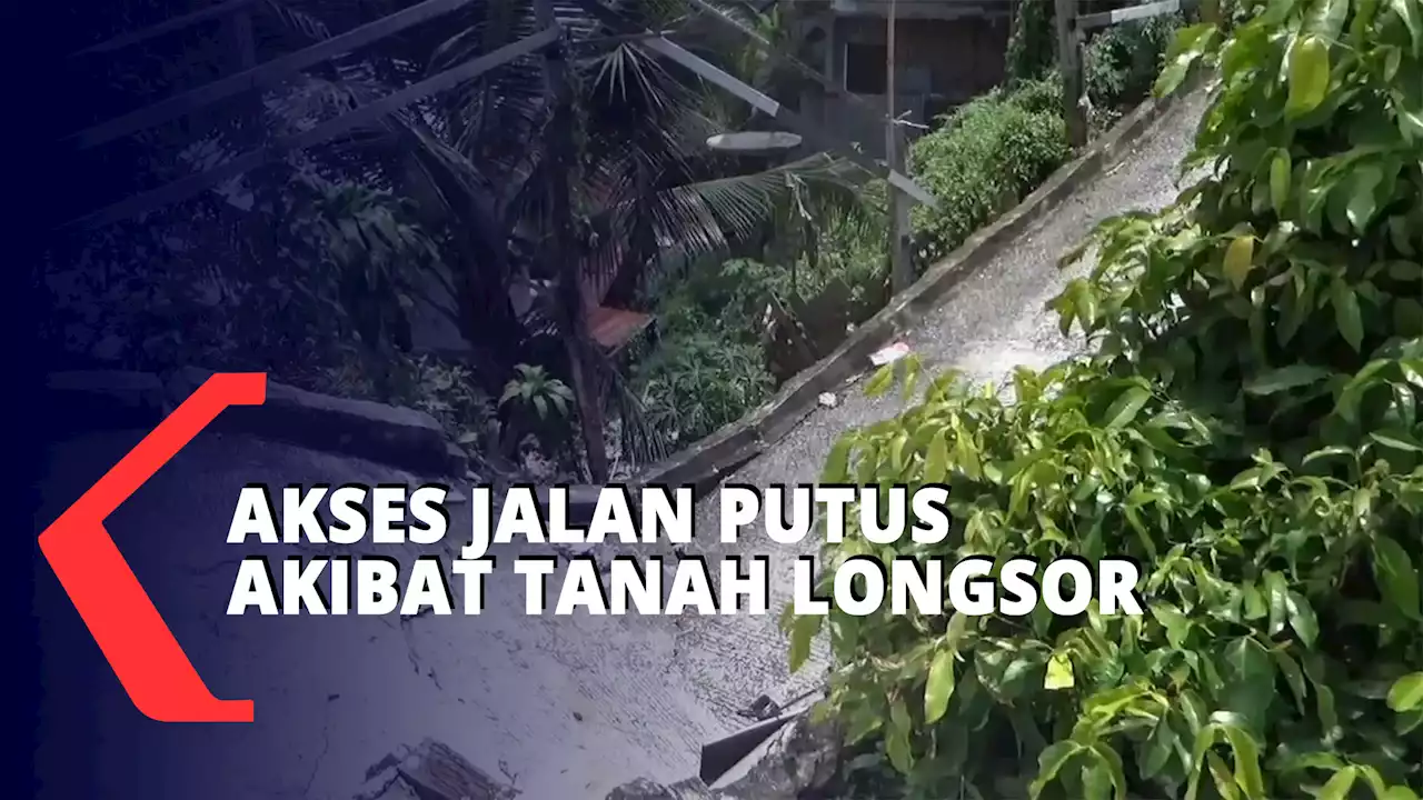 Tanah Longsor Akibatkan Akses Jalan Warga Prapatan Putus