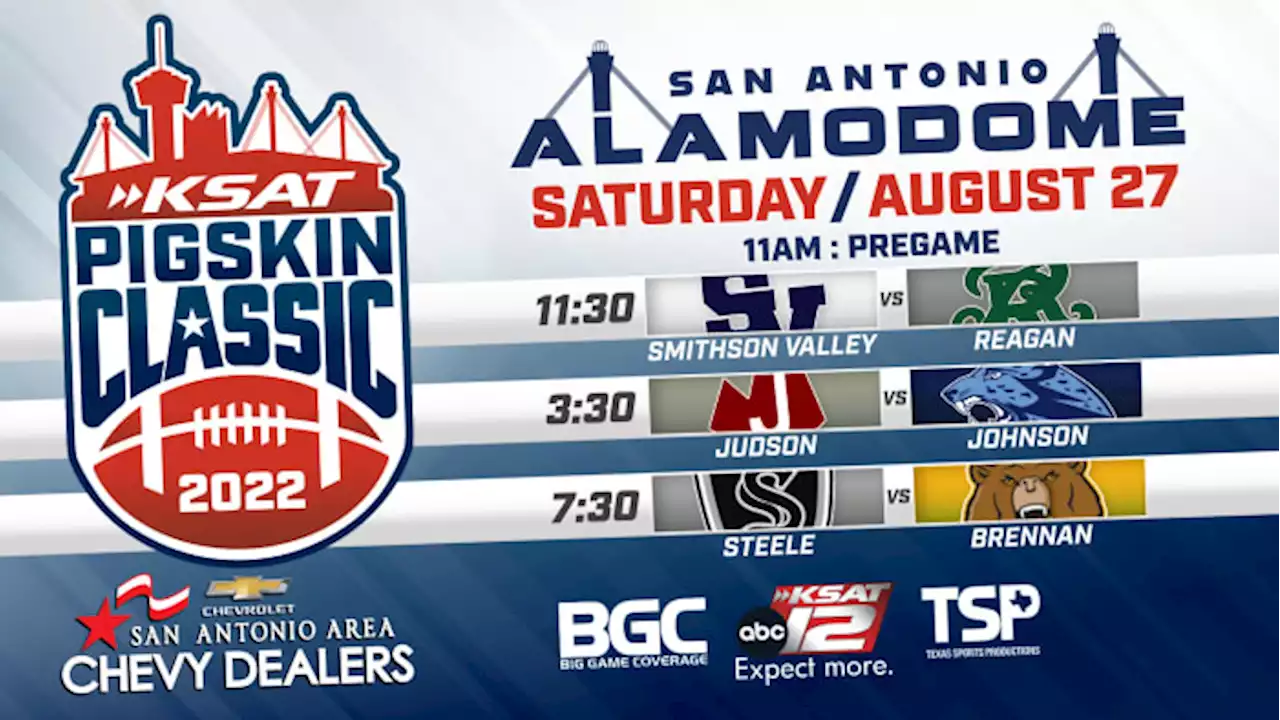 🏈 Watch the KSAT Pigskin Classic, a high school football triple header at Alamodome Saturday, on KSAT 12