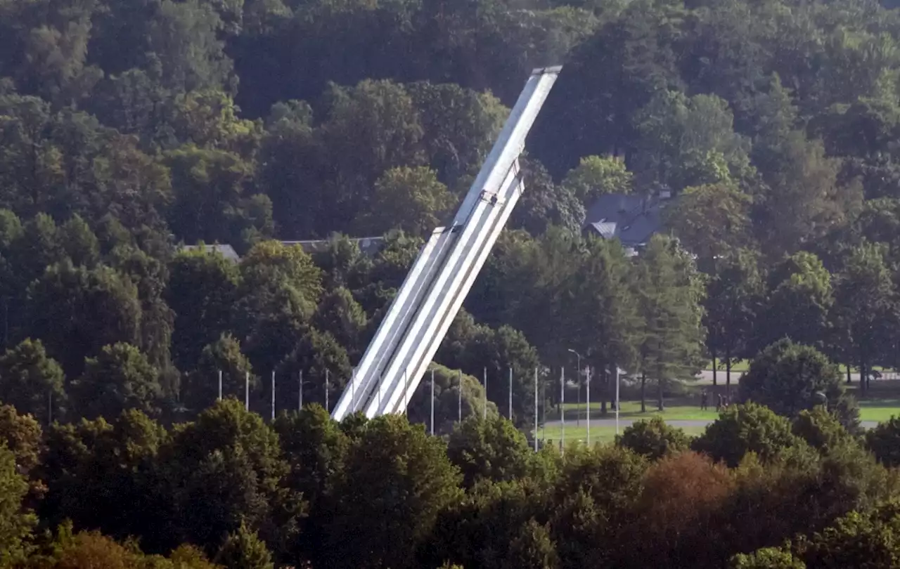 Latvia demolishes Soviet-era monument in capital