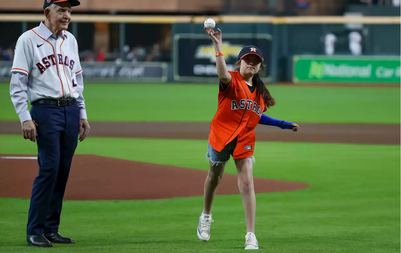 Uvalde Survivor Who Spent 66 Days in Hospital Throws Out First Pitch at Astros Game