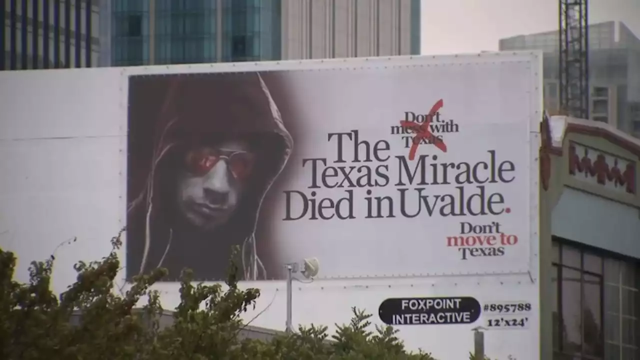 Controversial Billboards Seen in San Francisco, LA Warn Against Moving to Texas