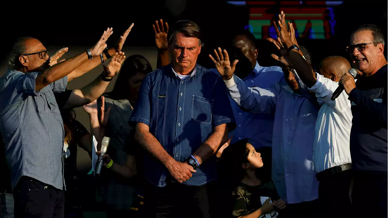 Behind in polls, Brazil's Bolsonaro hopes evangelicals will carry him to reelection