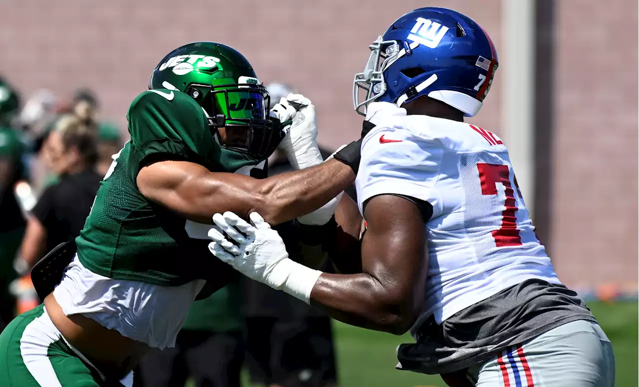 First Jets-Giants practice in 17 years goes off without a hitch