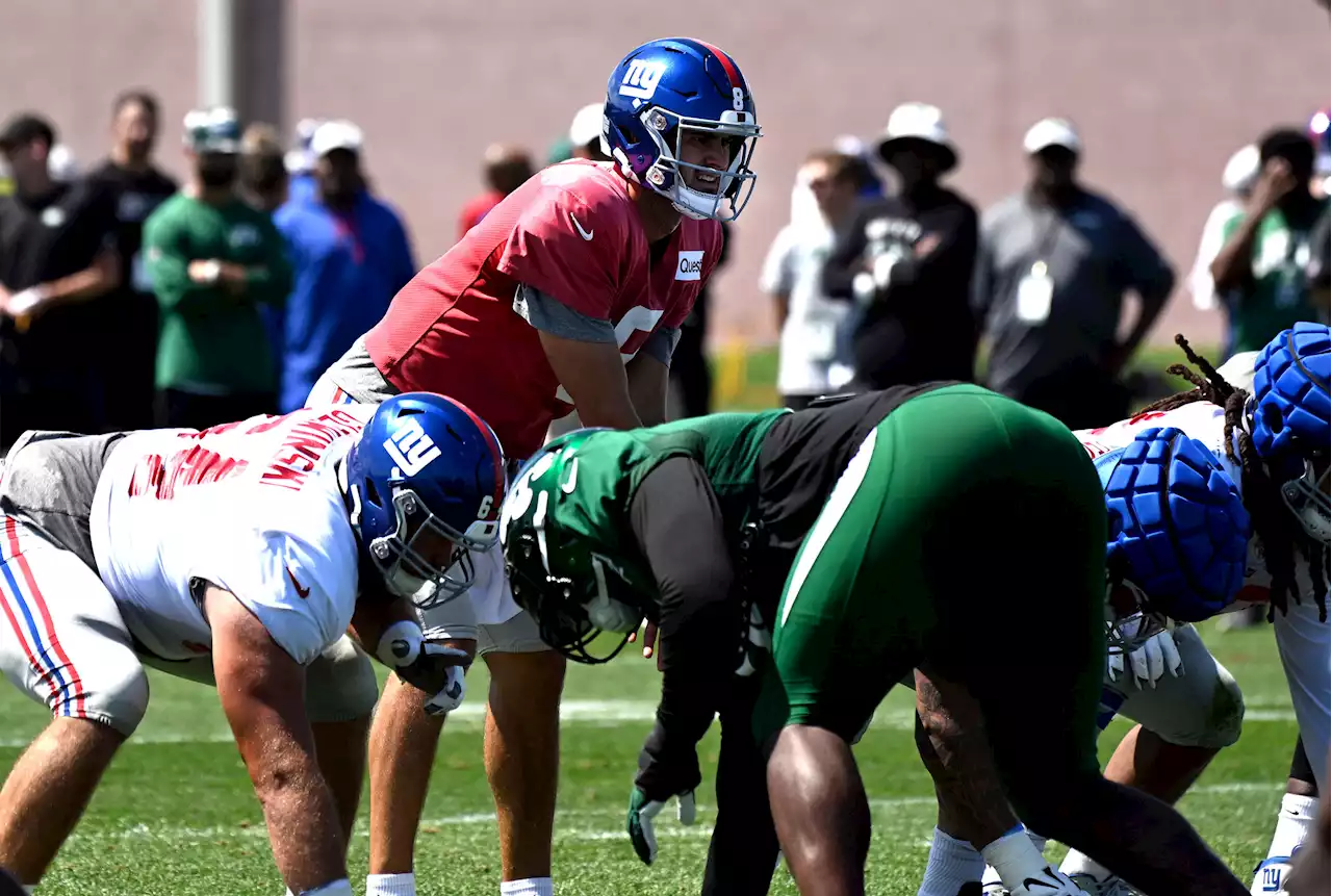 Giants’ Daniel Jones has impressive day in joint practice vs. Jets