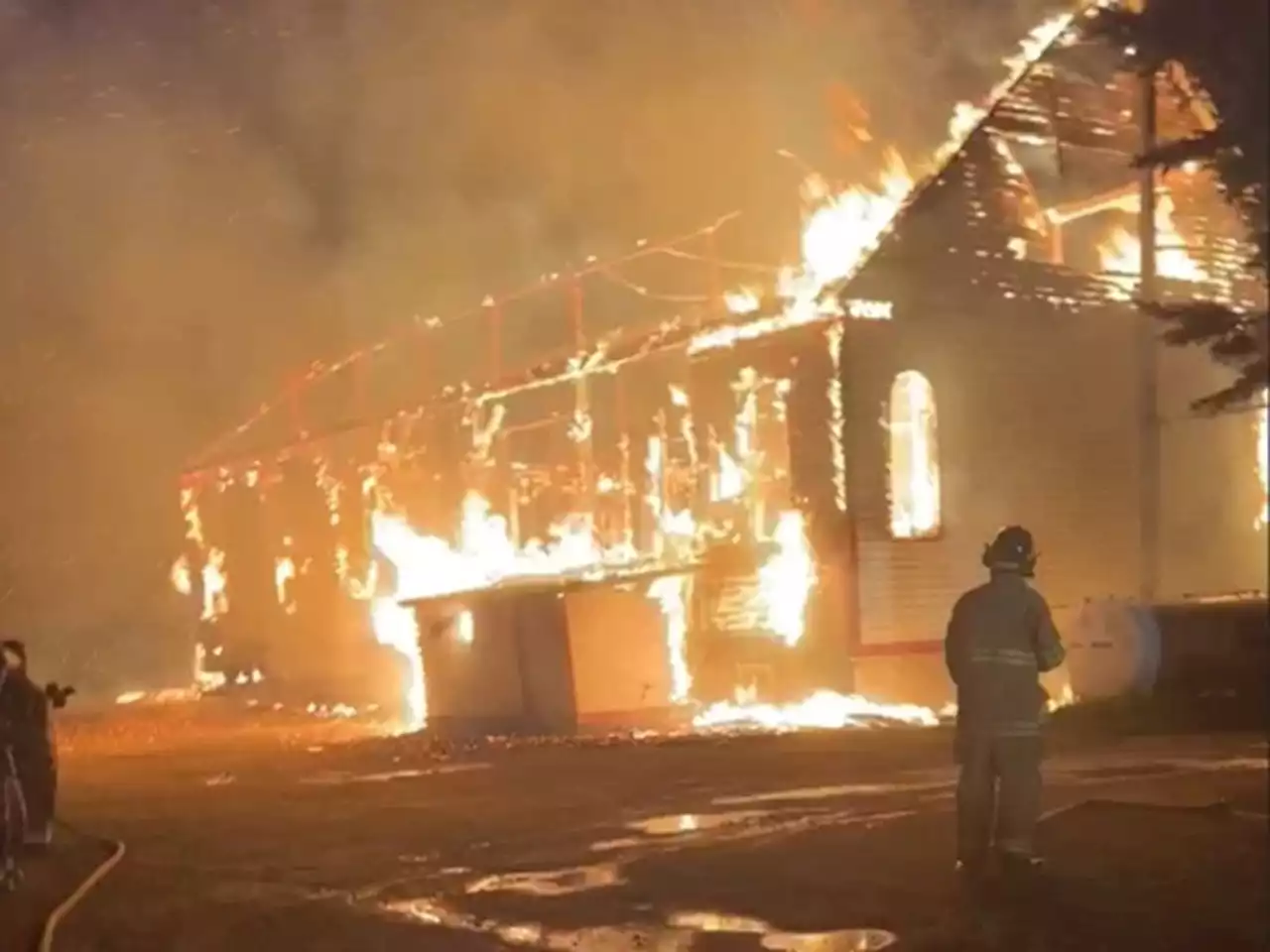 RCMP investigating destruction of Catholic church in Fort Chipewyan