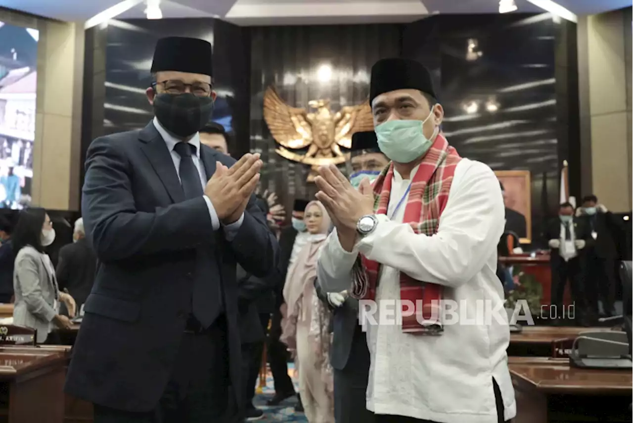 DPRD DKI Rapat Bahas Pemberhentian Anies-Riza di Bogor Pekan Depan |Republika Online