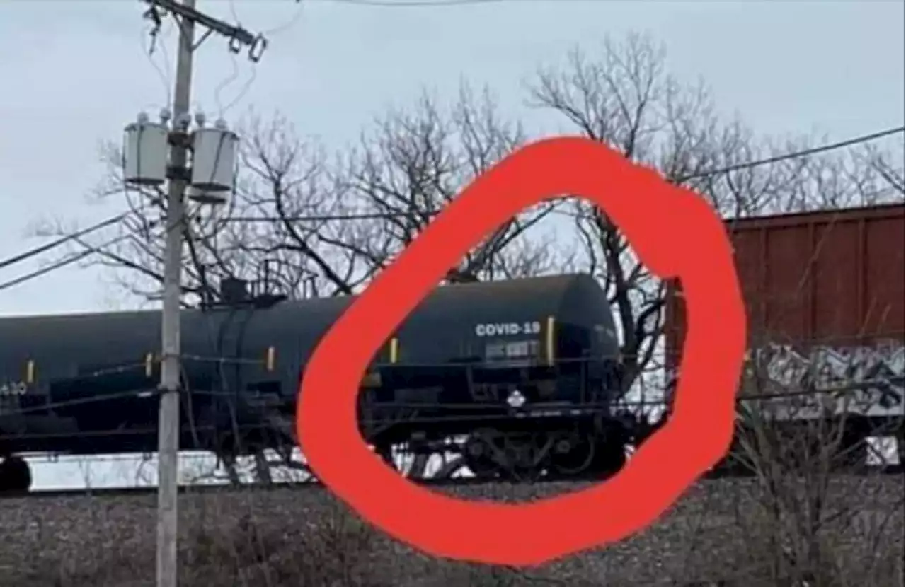 Is This Train Car Carrying 'COVID-19'?