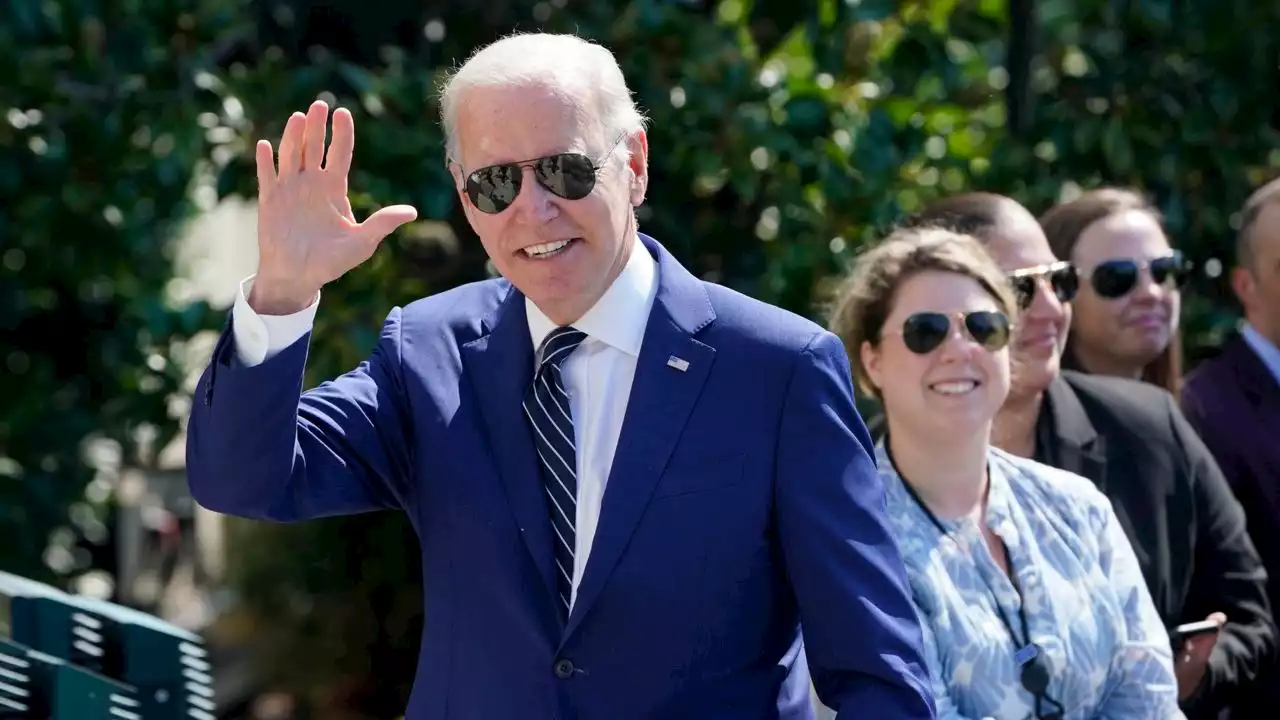 Biden kicks off midterm rally as Democrats see opening