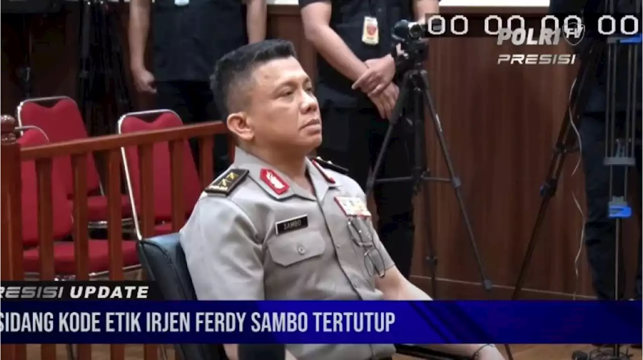 BREAKING NEWS: Ferdy Sambo Dipecat Tidak Hormat dari Polri