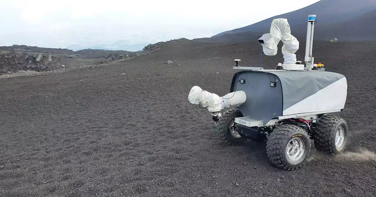 Astronaut Matthias Maurer vor Ort: In der Rockhall in Luxemburg werden jetzt Mond-Roboter getestet