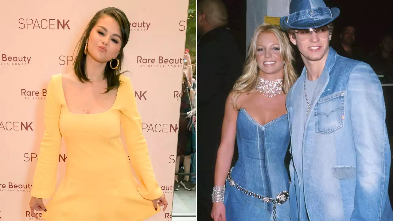 Selena Gomez’s Denim Corset Is Giving Britney and Justin at the AMAs