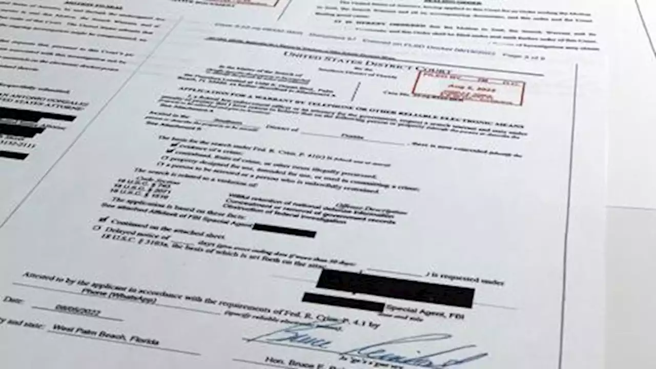 Redacted affidavit backing FBI raid on Trump Florida house to be released