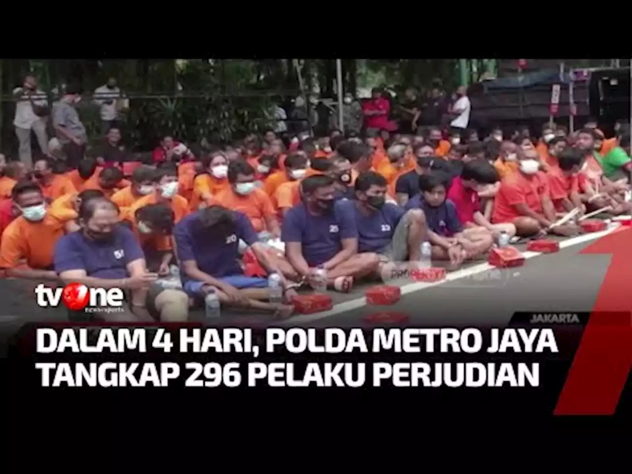 Ratusan Pelaku Judi di Jakarta Telah Ditangkap Polda Metro Jaya - tvOne