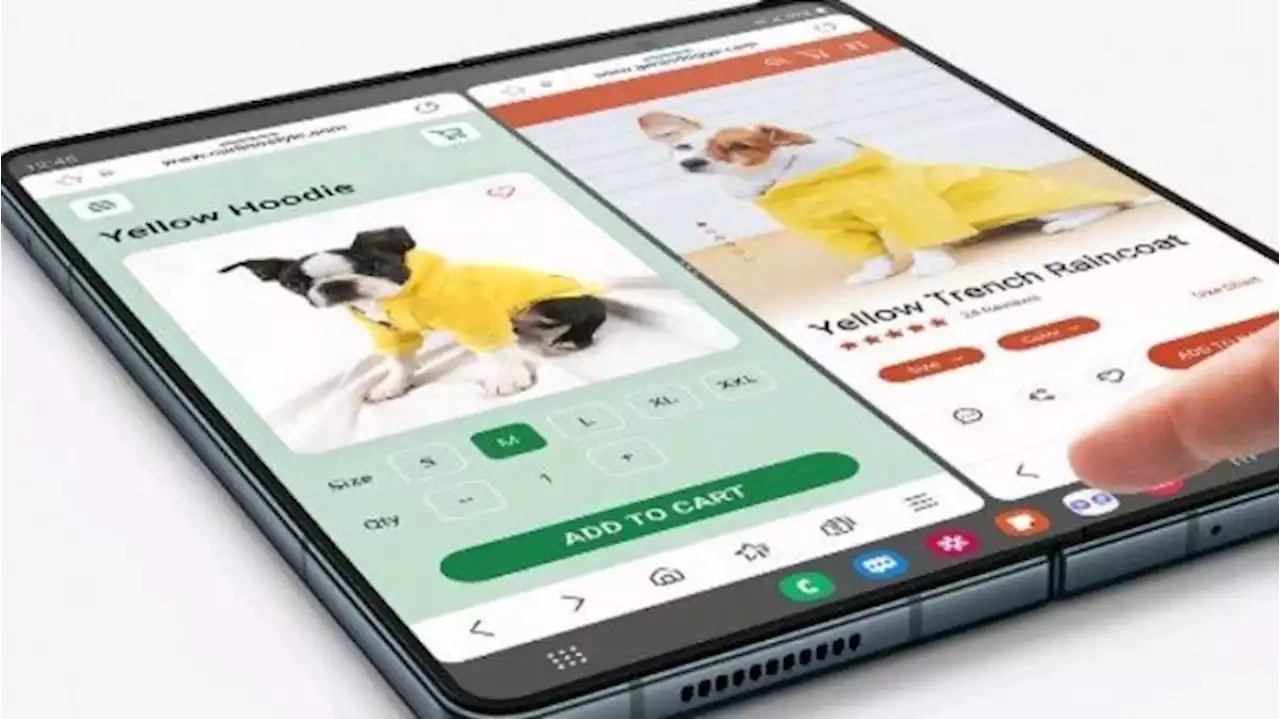 Samsung Galaxy Z Fold4 5G, Layar Lebih Besar