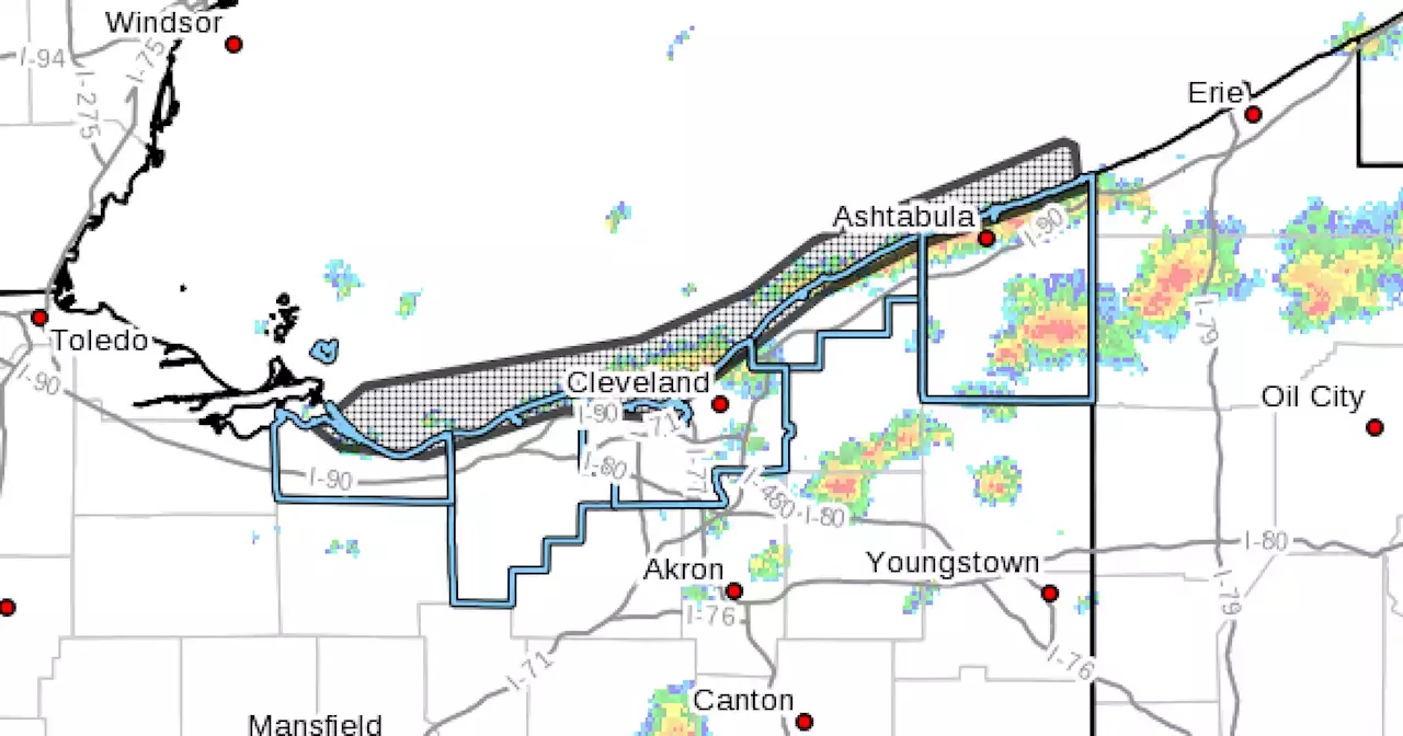 Special Marine Warning issued for Lake Erie lakeshore