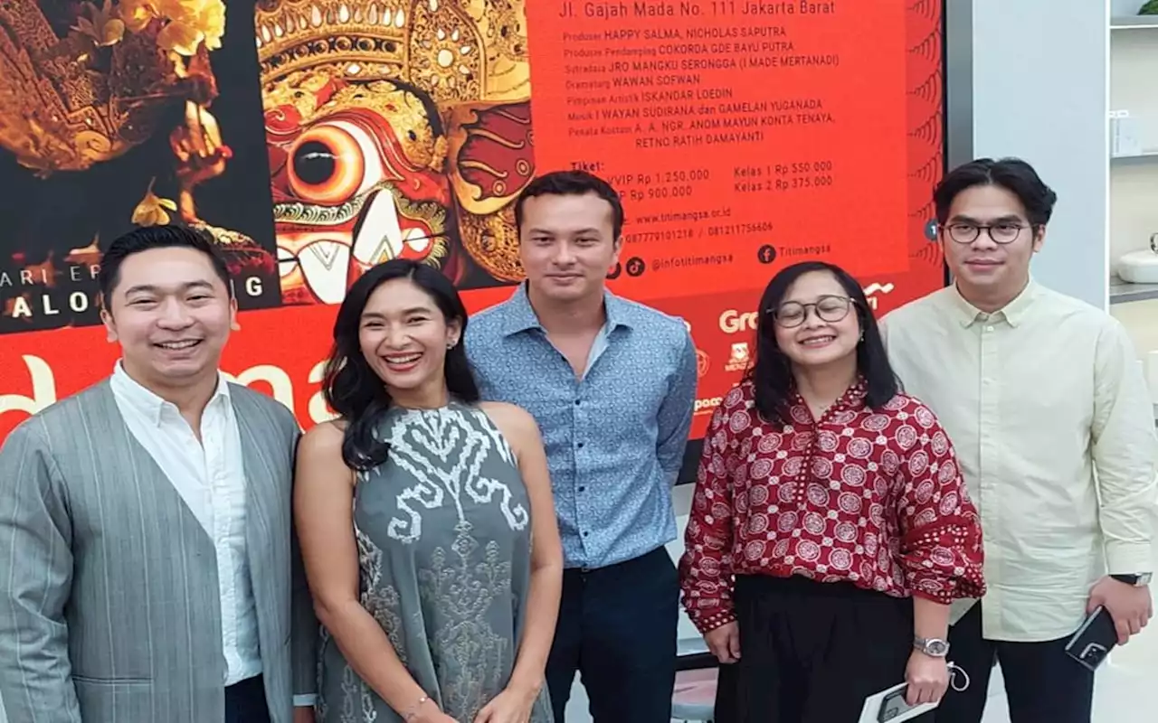 Nicholas Saputra dan Happy Salma Garap Karya Bareng: Bisa Dibilang Ini Pertunjukan Terbesar Kami