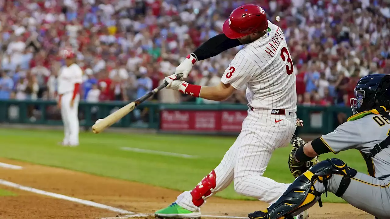 Bryce Harper drives in 2 in return to lineup, Phils beat Pirates