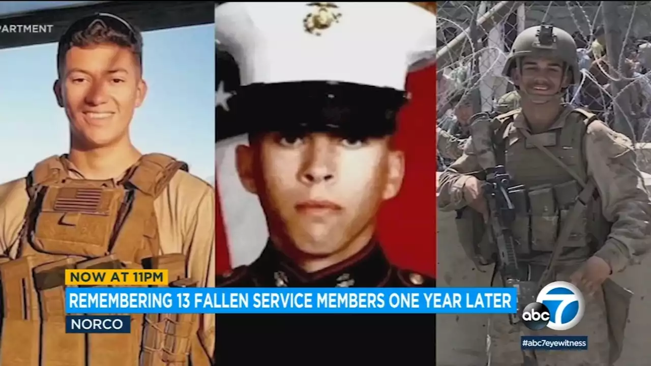 3 SoCal Marines remembered by family, friends 1 year after Kabul bombing