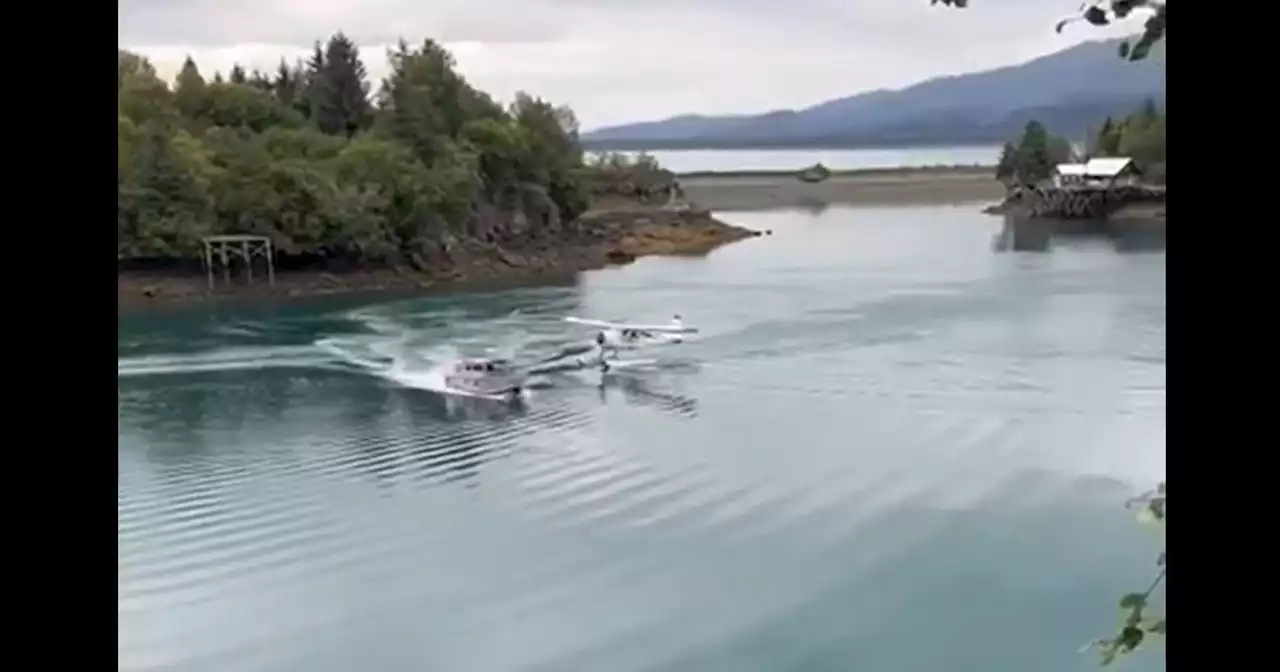 Coast Guard, troopers investigating boat’s close pass to floatplane in Halibut Cove