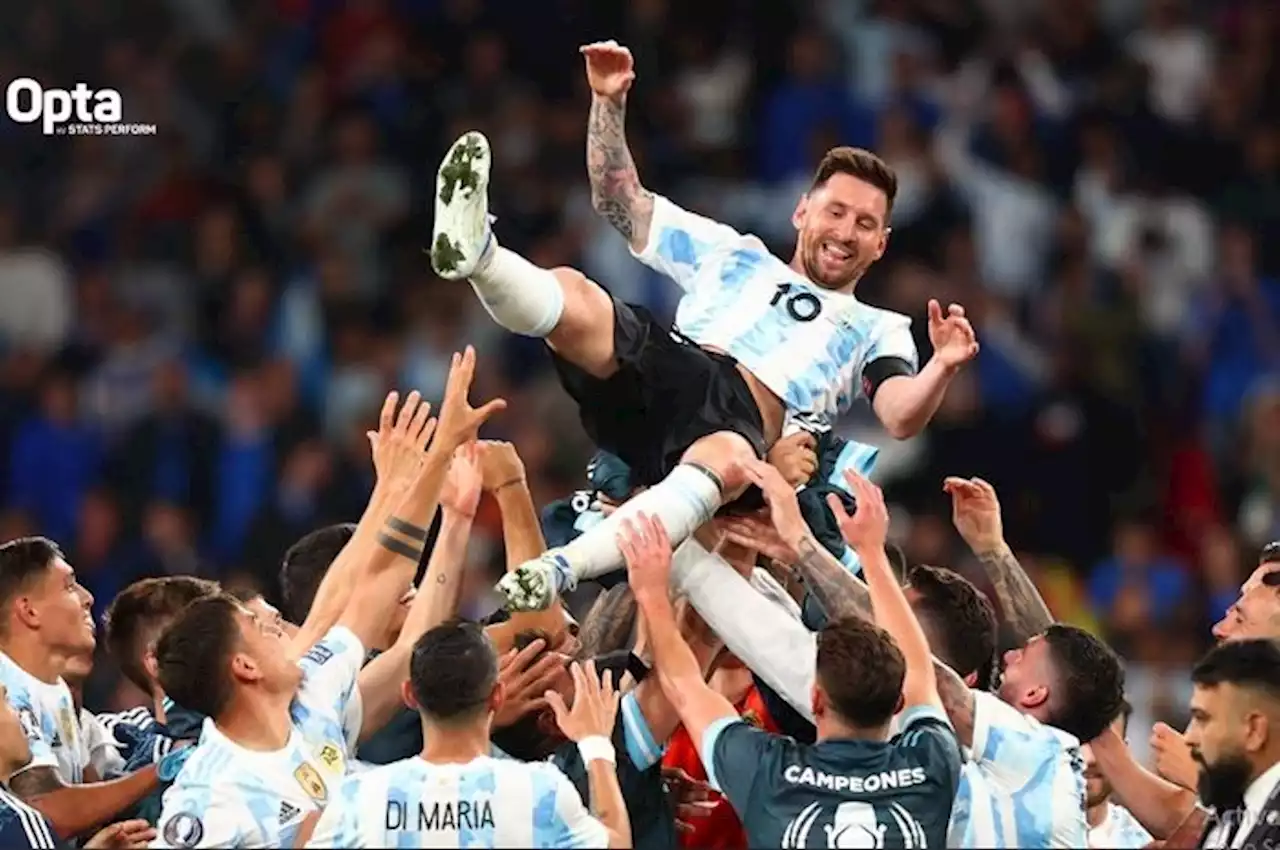 PIALA DUNIA - Tiket Dua Laga Argentina Ludes Terjual, Lionel Messi cs Jadi Tim Paling Ditunggu di Piala Dunia 2022 - Bolasport.com