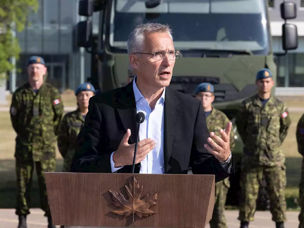 Trudeau and NATO chief highlight Russian threats to the Arctic