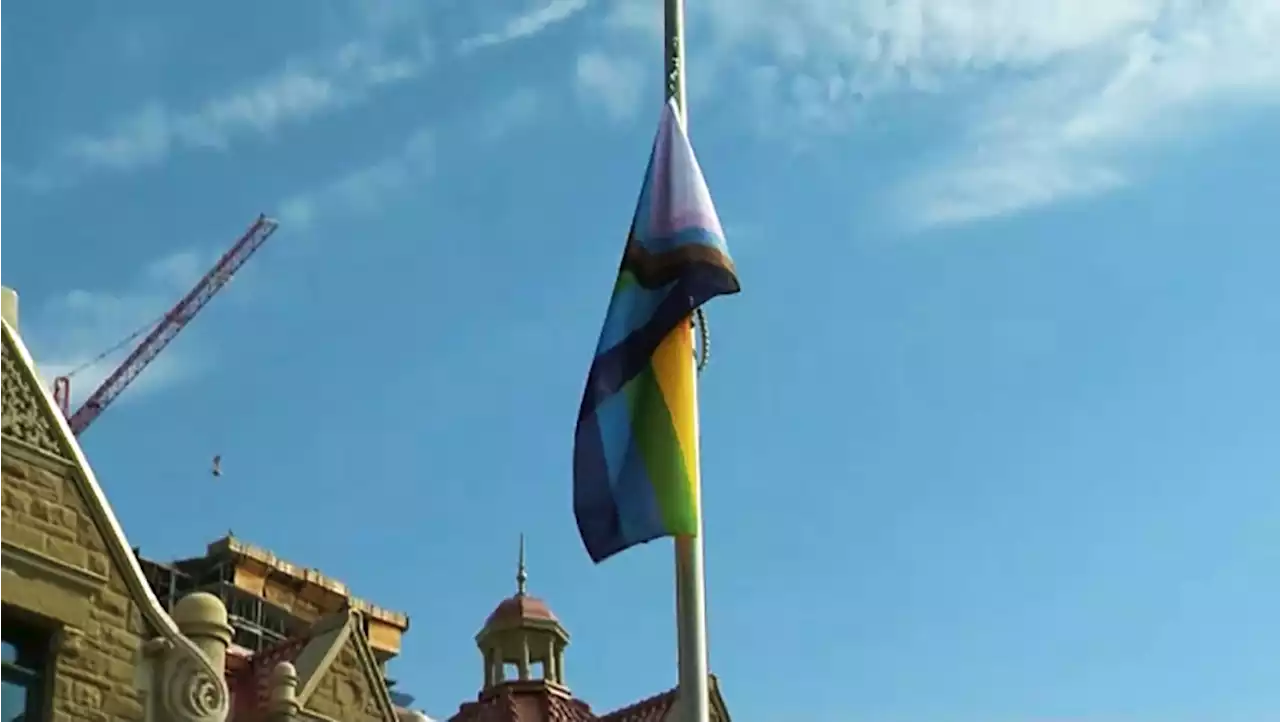 Pride Week gets unofficial start Friday with raising of progress flag at city hall