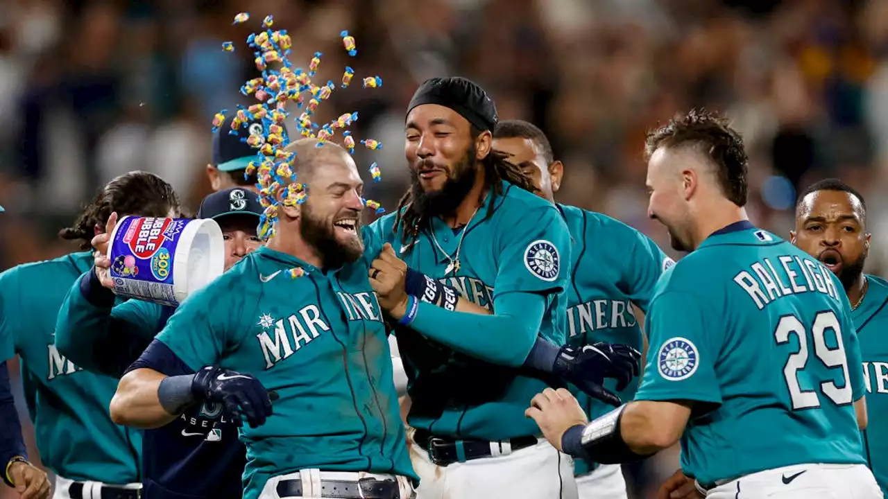 Mitch Haniger lifts Mariners over Guardians 3-2 in 11 innings