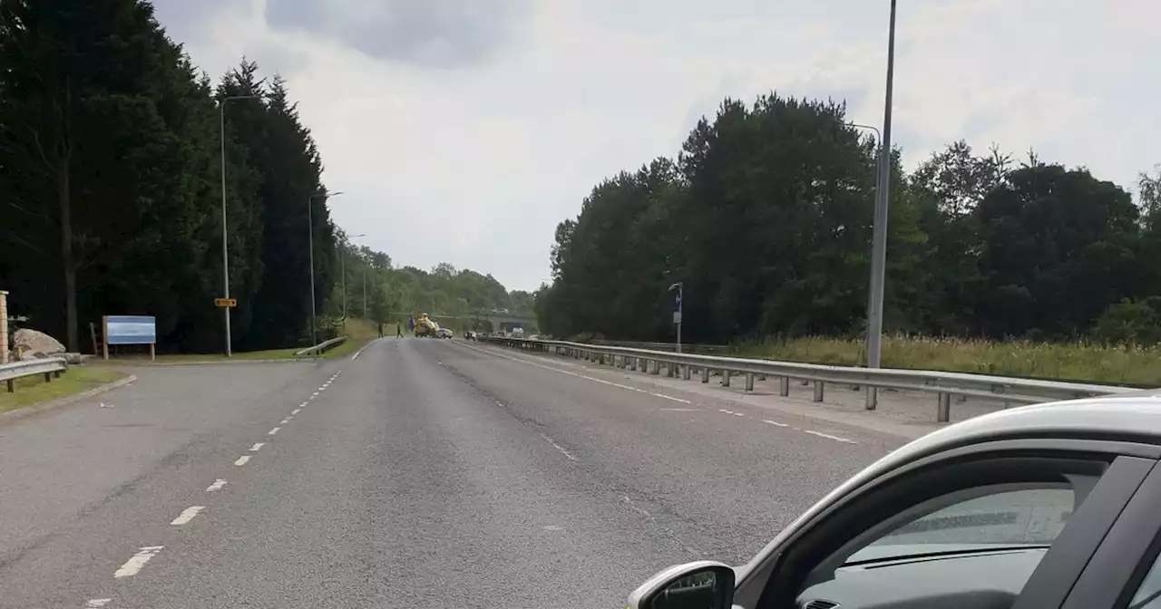 A59 crash motorcyclist dies of injuries in hospital