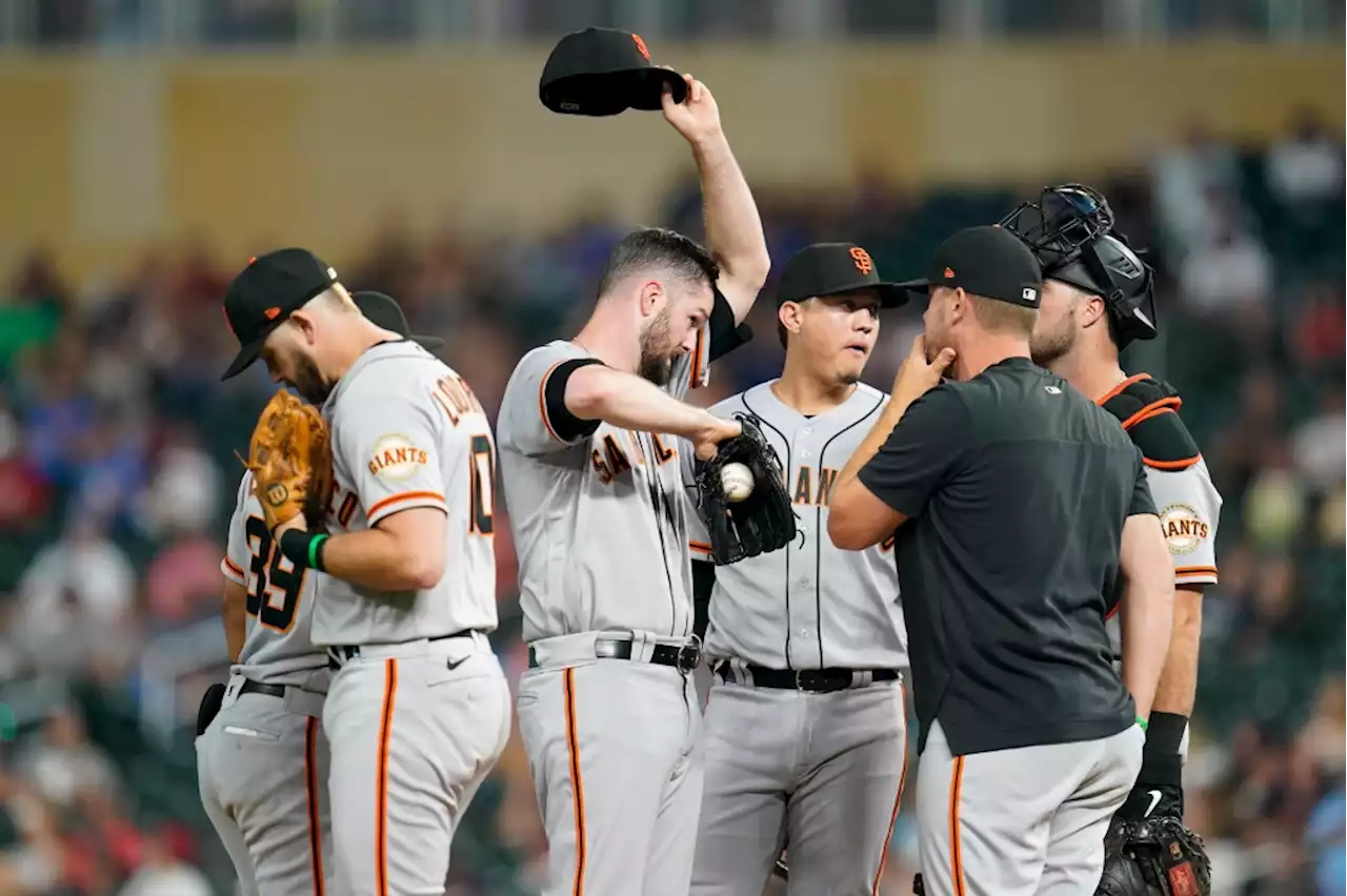 SF Giants, Alex Wood give up six in the third inning in loss to Twins