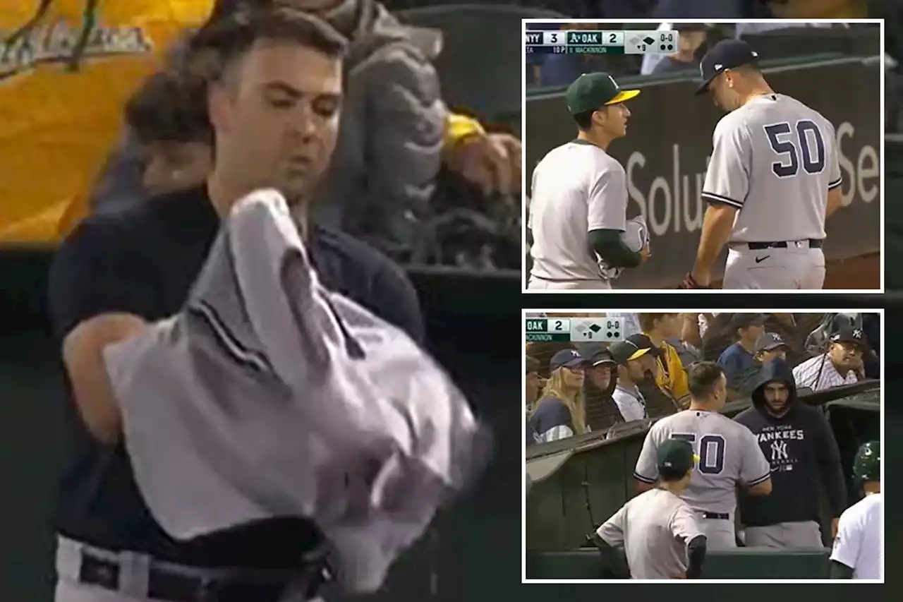 Yankees’ Lou Trivino nearly entered A’s game wearing wrong jersey