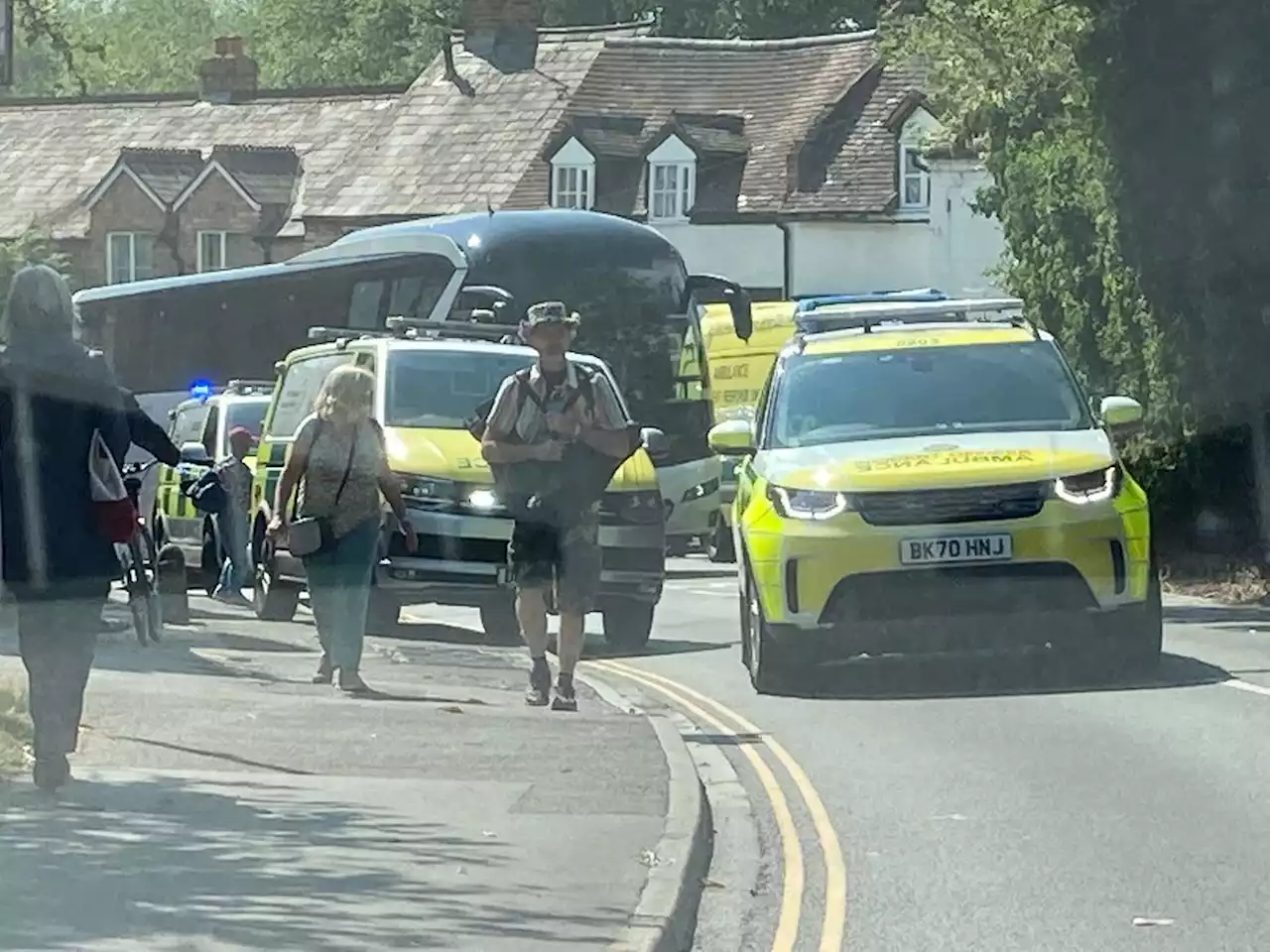 Emergency crews rush to incident at Shrewsbury riverside