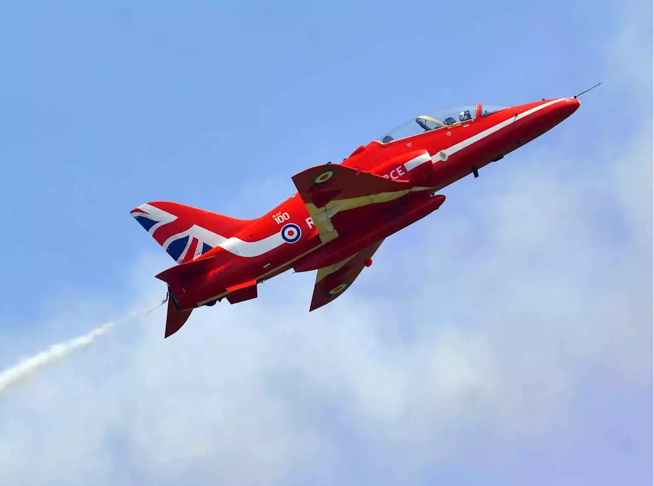 Red Arrows flight path and times over Shropshire and Wales ahead of this weekend's airshow performances