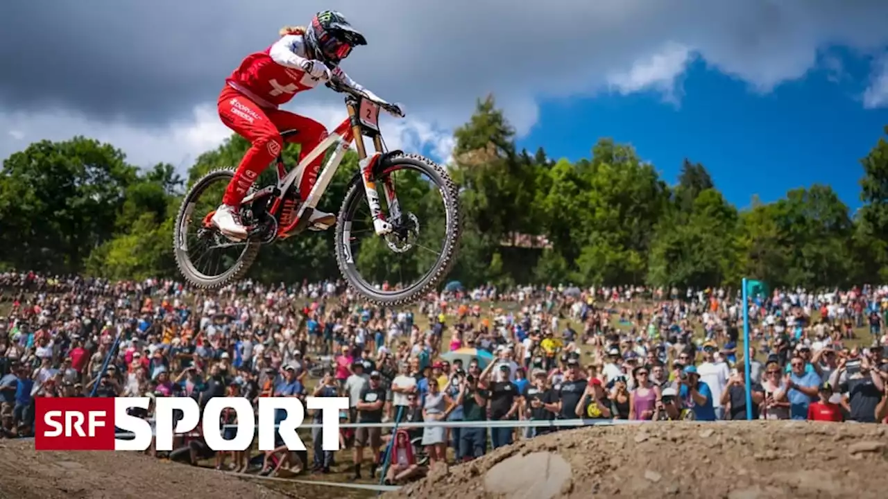 WM in Les Gets: Downhill - Balanche schrammt knapp an den Medaillen vorbei