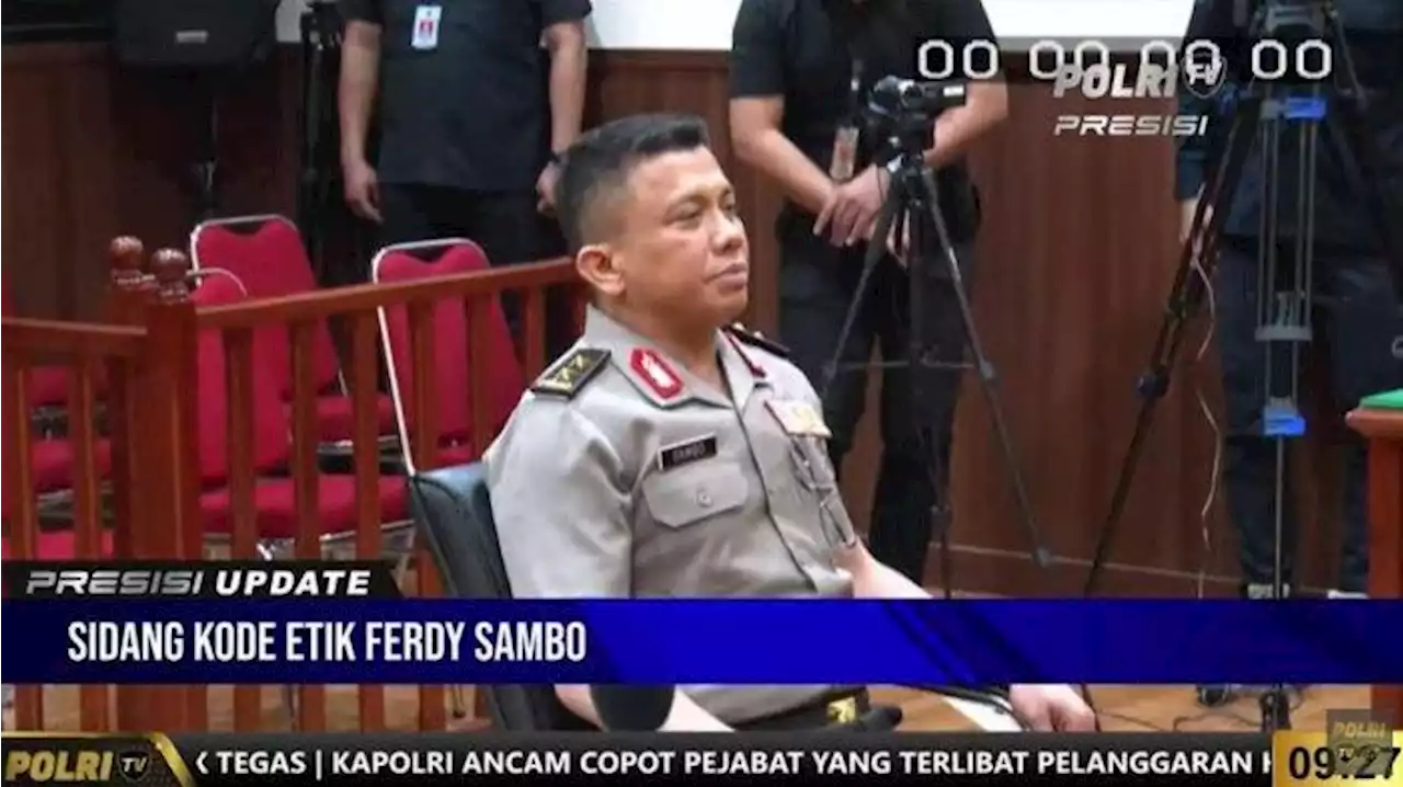 Surat Pengunduran Diri Irjen Ferdy Sambo Tidak Akan Diproses Polri, Ini Alasannya - Tribunnews.com