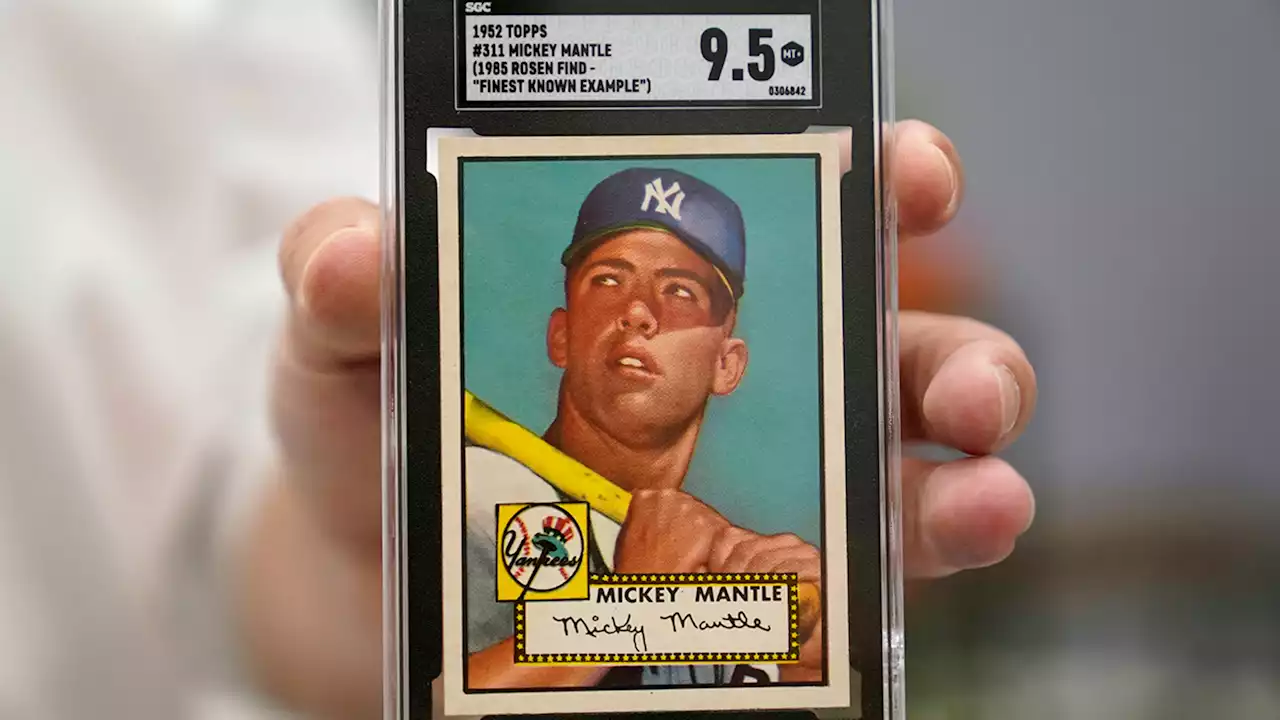 Mickey Mantle card sold for $12.6 million at auction, breaks record