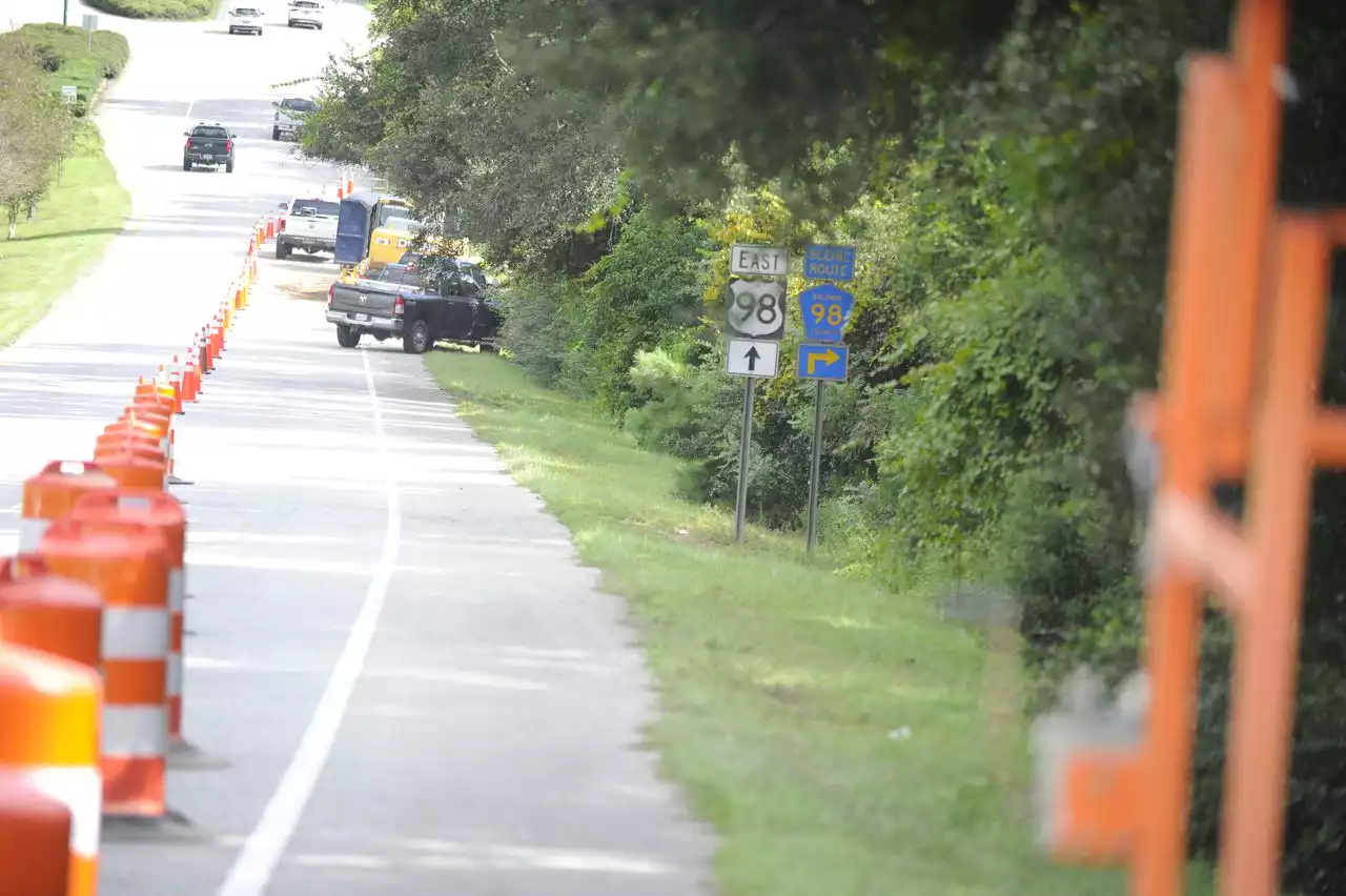 Heavy rains cause washout on U.S. 98 in Fairhope