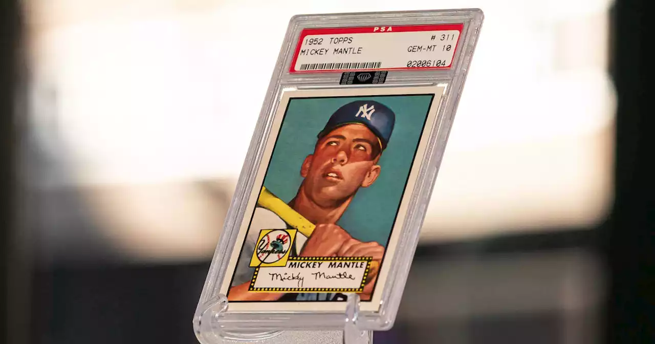 Mint condition Mickey Mantle card sells for record $12.6 million