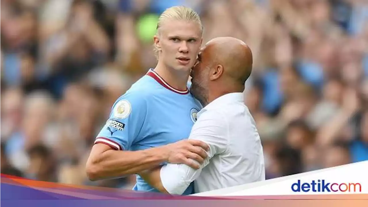 Mantap, Haaland! Sini Pep Peluk Dulu