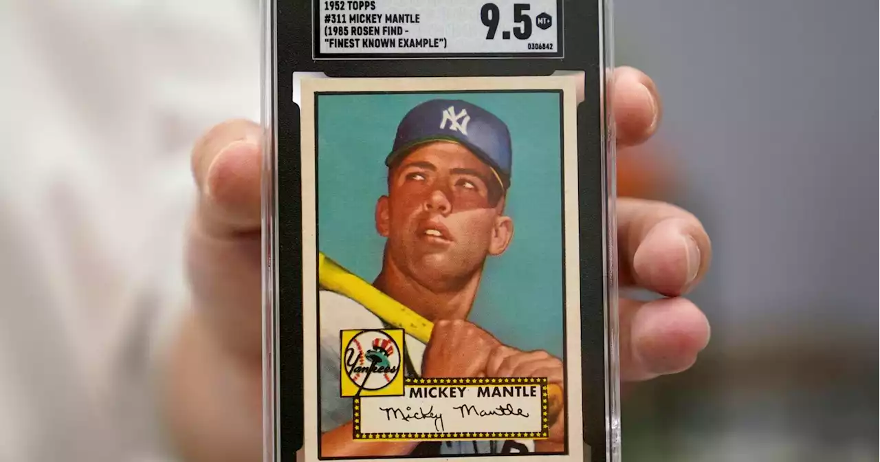 Mickey Mantle baseball card breaks record, as sports memorabilia soar