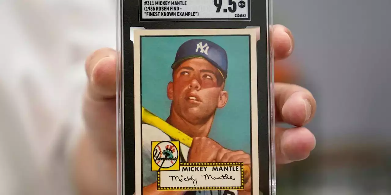 Mickey Mantle card breaks record, as sports memorabilia soar