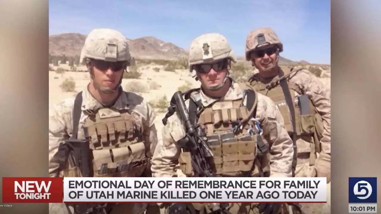 Emotional day of remembrance for family of Utah Marine killed one year ago