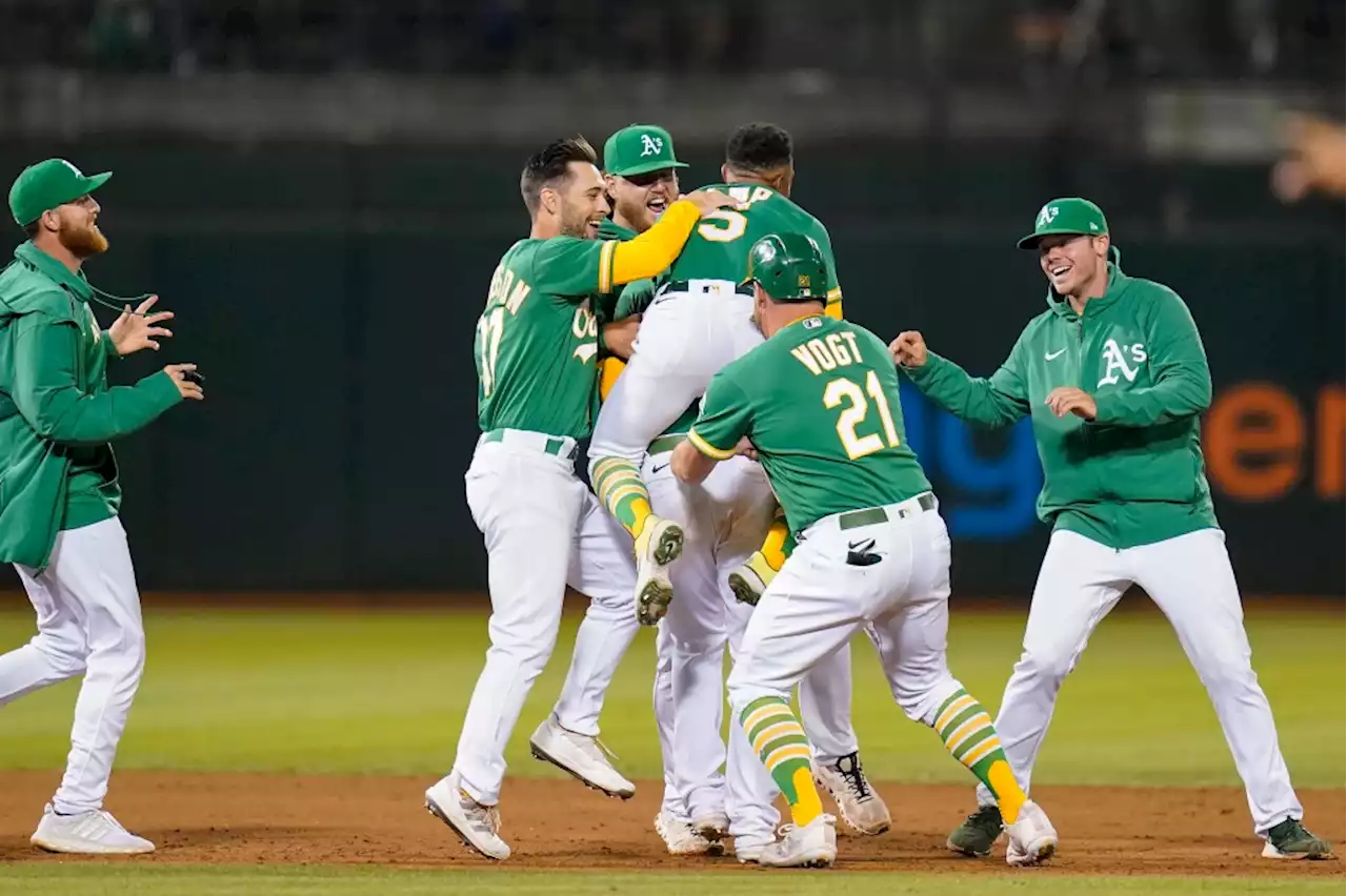 Vogt’s homer sparks comeback as A’s earn wild win over New York Yankees