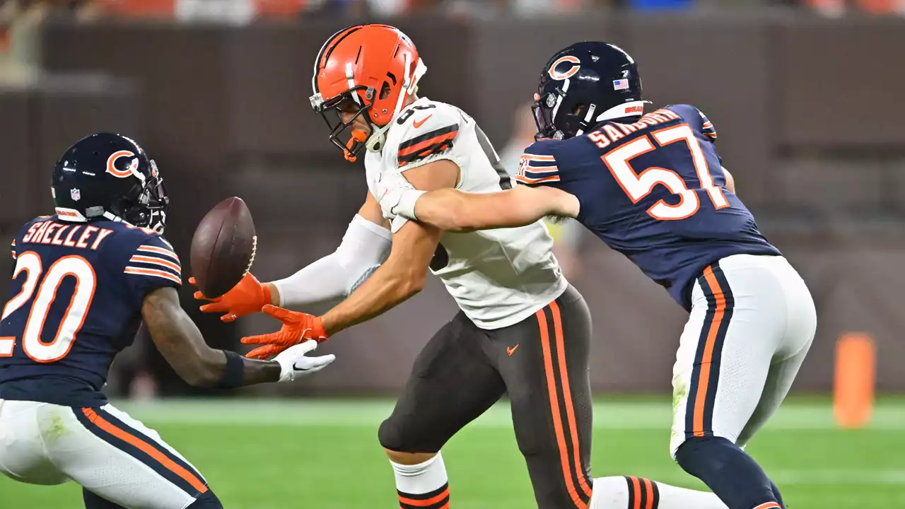 Jack Sanborn, Dante Pettis Emptied Tank in Final Bid for Bears' Roster Spot