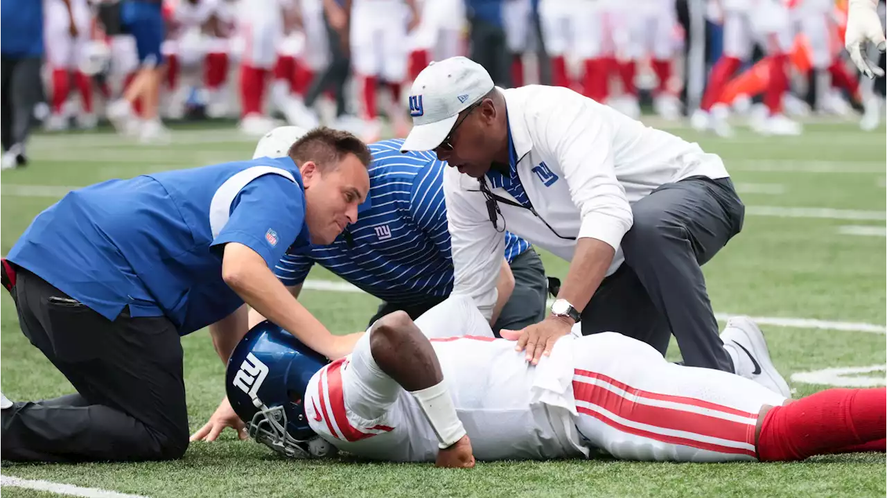 Giants Backup QB Taylor Hurt Against Jets in Preseason Game